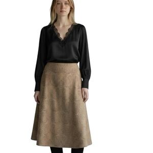 Talbots Paisley Skirt